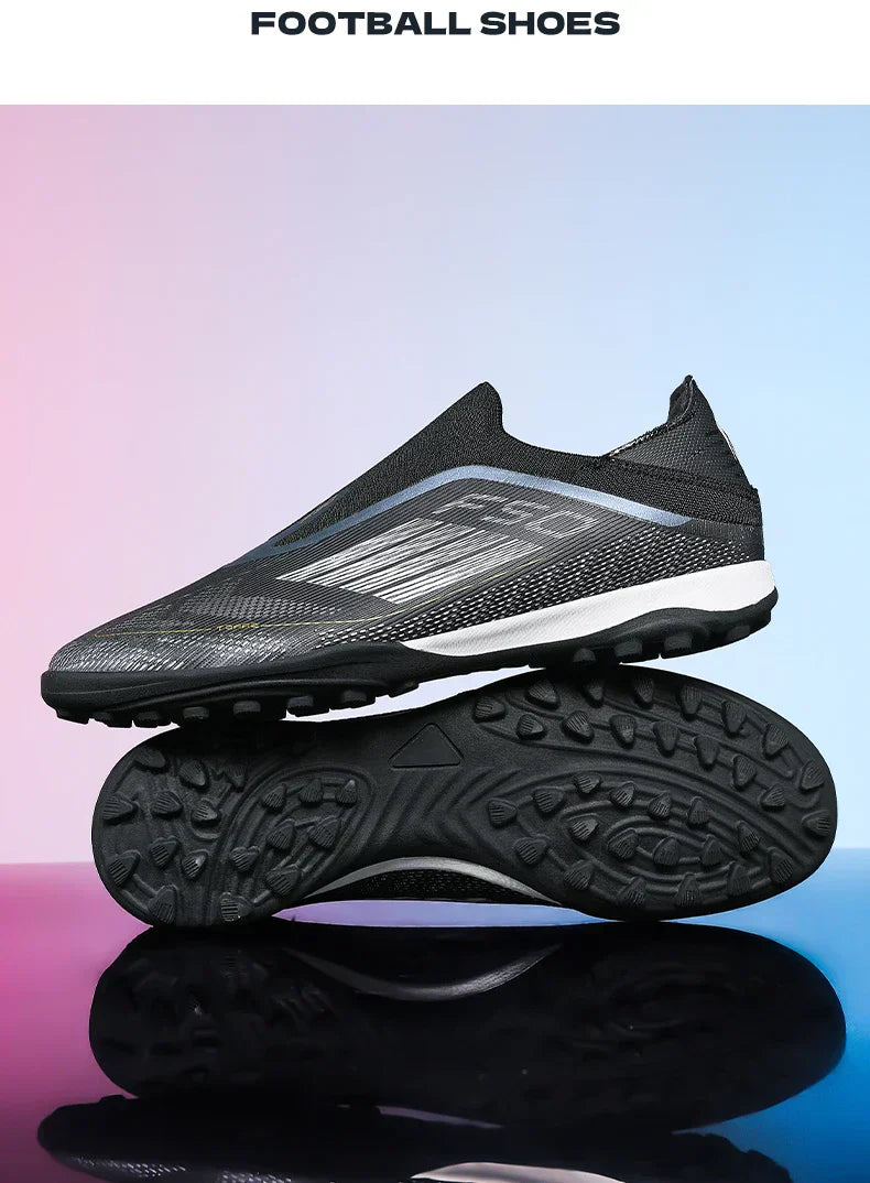 Men Football Boots Long Spikes Match Futsal Soccer Shoes Training TF Ultralight Indoor Sneakers Breathable Cleats Drop Shipping