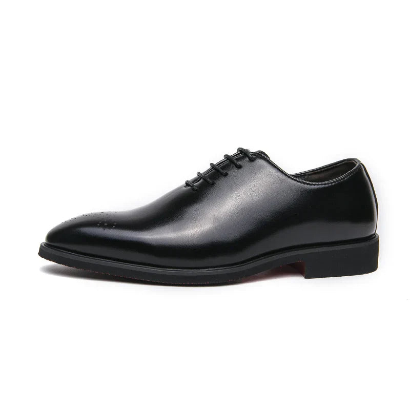 Men's Genuine Leather Dress Shoes Classic Oxford Soft Comfortable Lining Non-Slip Rubber Sole Business Office Formal Occasions