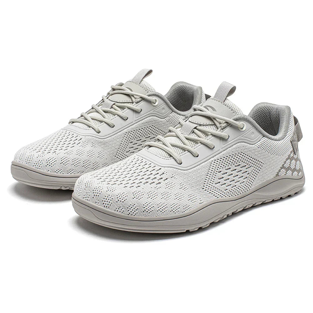 Knit Barefoot Shoes Unisex Zero Drop Wide Toe Sneaker Minimalist Breathable Causal Walking Shoes