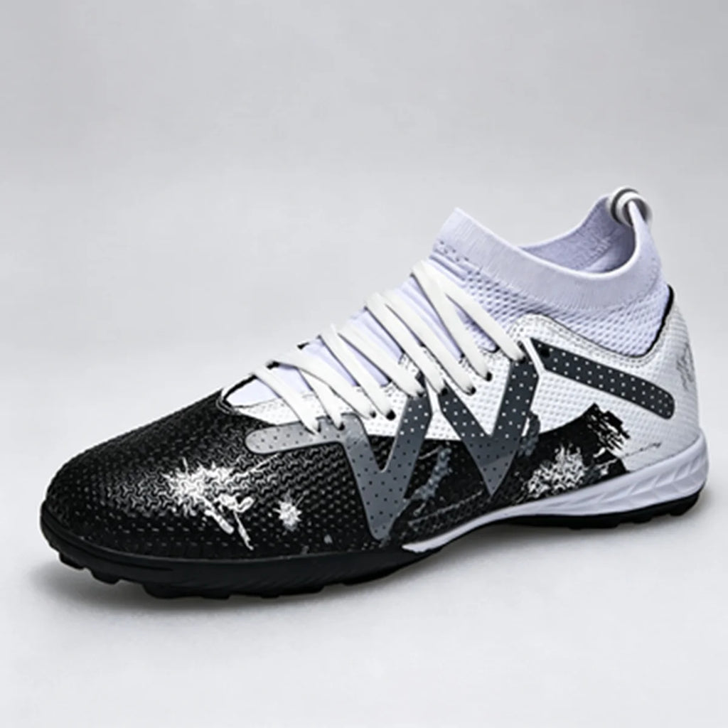Shock Absorb TF Turf Soccer cleats Wear-resistant PU Fabric Flexible Outsole Unisex Adult Amateur Matches