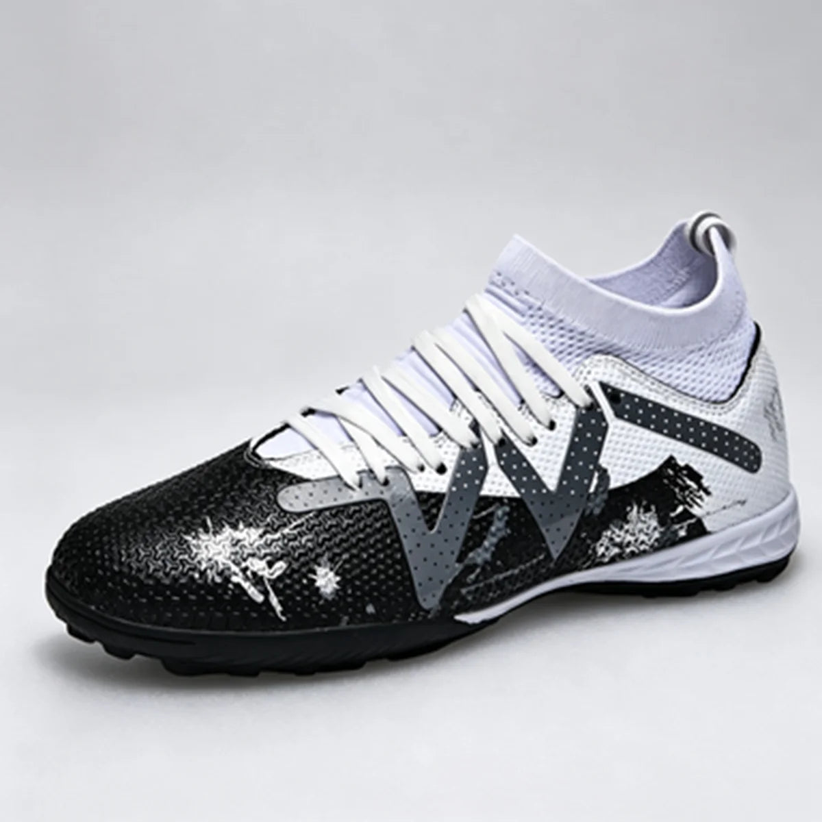 Shock Absorb TF Turf Soccer cleats Wear-resistant PU Fabric Flexible Outsole Unisex Adult Amateur Matches