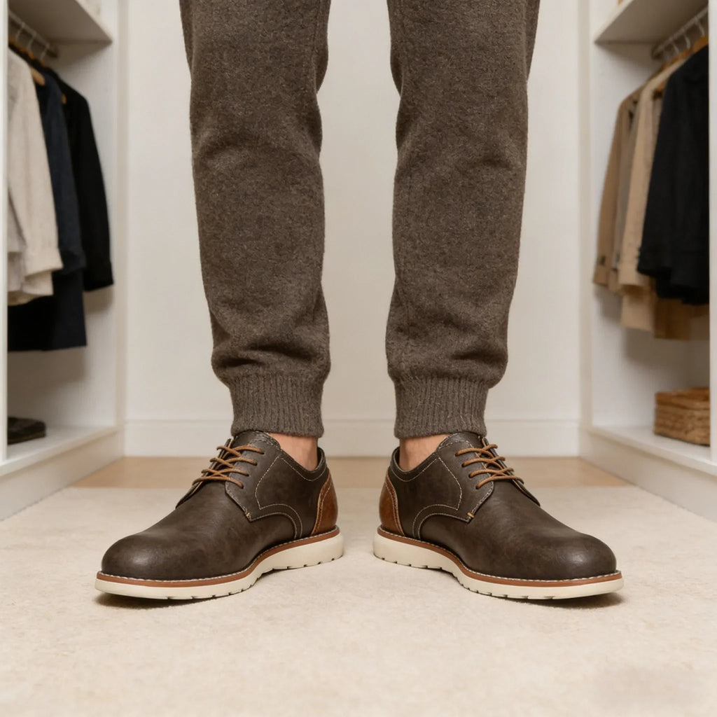 Man Casual Shoes 2026 Brand Comfortable Fashion Leather Shoes Men