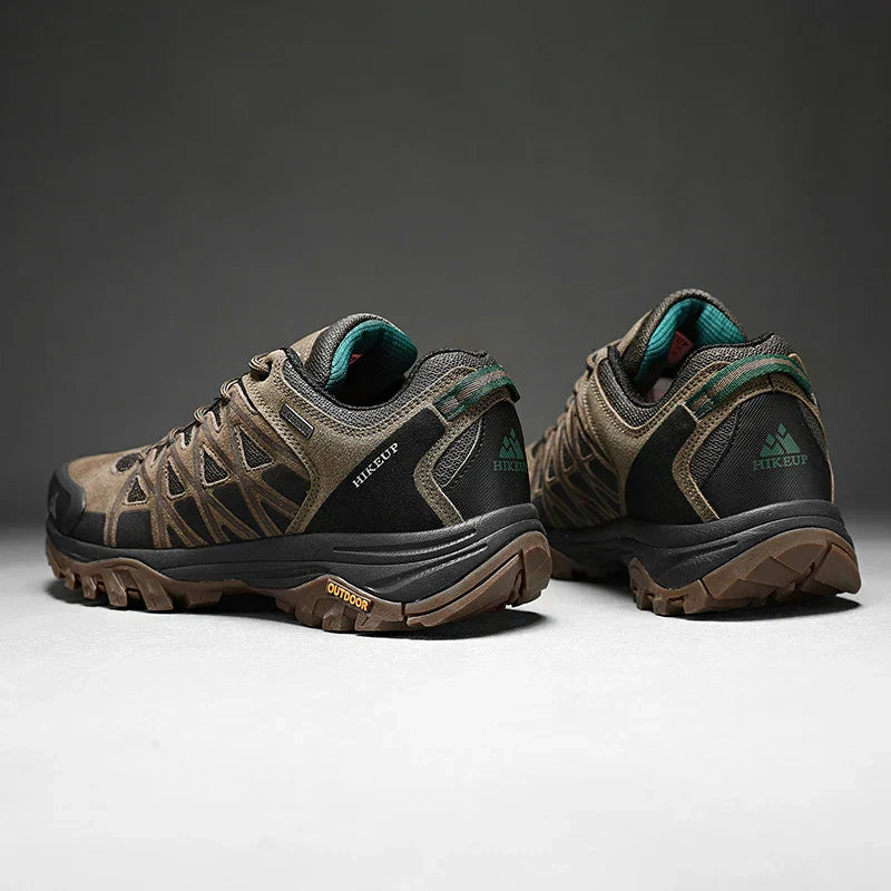 Mens Hiking Shoes Breathable Lace Up Trekking Male Cushioning Outdoor Climbing Tourism Sneakers for Men