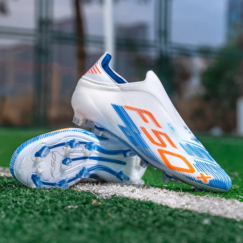 New Men Soccer Shoes Indoor Cleats Sport Futsal Training Match Grass Ultralight Sport Comfortable Adult Non-Slip Football Boots