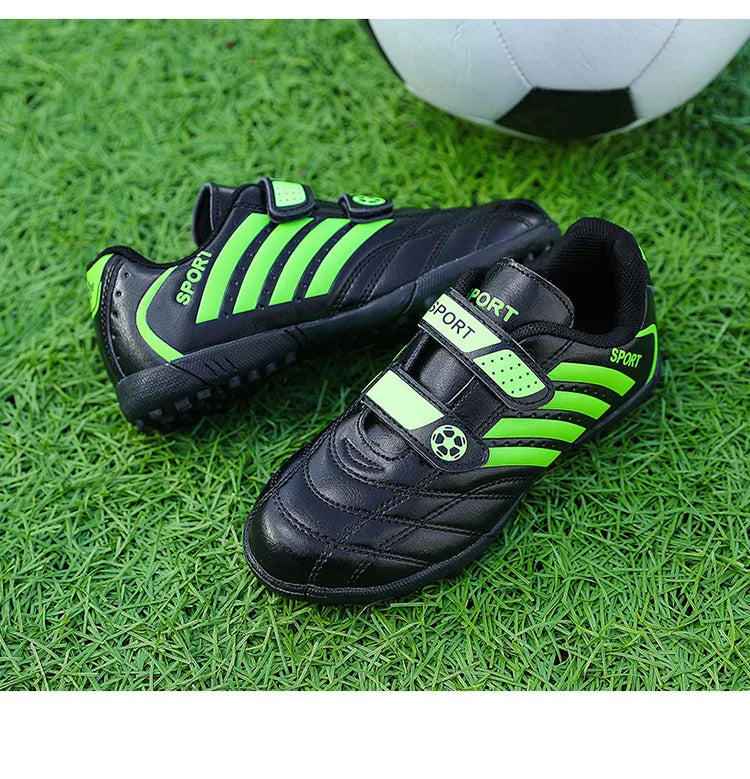 Hot Sale Children Soccer Shoes Cheap Football Cleats Training Football Boots Kids Boy Futsal Turf Sneakers zapatos de fútbol