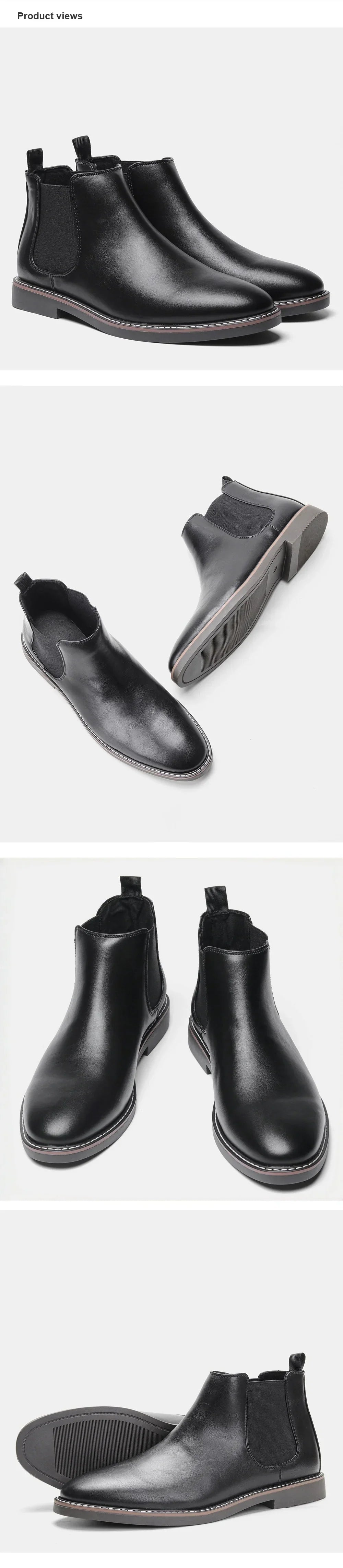 Ankle Boots Brand 2026 Casual Comfortable Retro Fashion Chelsea Boots
