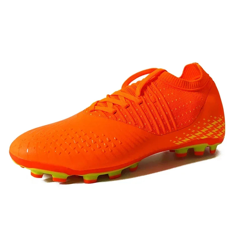 Men Soccer Cleats Shoes Long Spikes Football Boots Non Slip Turf Indoor Training Sports Futsal Shoes Match Professional Sneakers