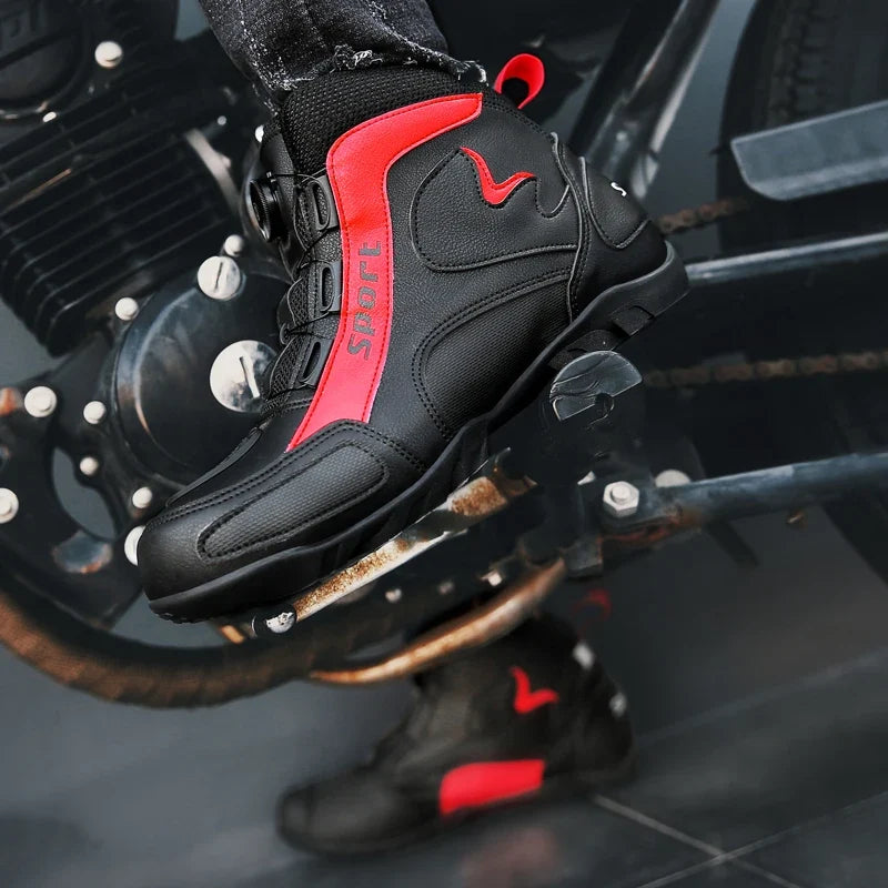 Motorcycle cycling boots four seasons new men's casual high-top safety protection shoes cross country boots outdoor riding boots
