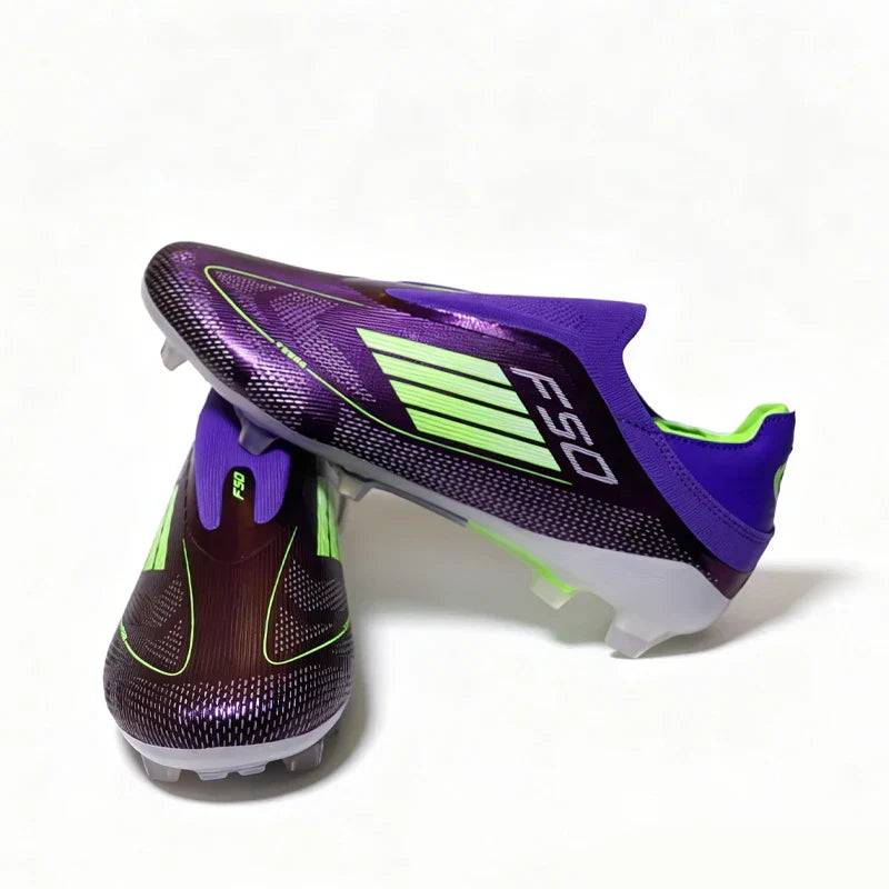 Pro Without-lace F50 Mens Soccer Shoes Boys Training Non-Slip Turf Soccer Cleats TF/FG Football Sneakers Chuteira Campo 35-45