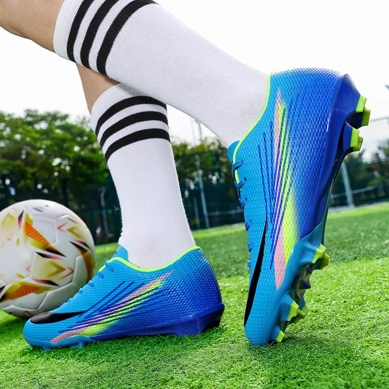 New Men Soccer Shoes Society Professional  Football Field Boots Original Grass Training Boys Resistant Non-Slip Outdoor Sneakers