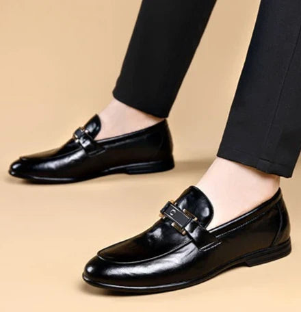 British Style Business Men's Formal Shoes Brown Slip-on Cheap Liquidation Elegant and Classic Leather Casual 39 Social Shoe Male