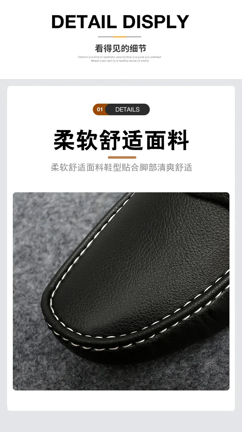Formal Italian Shoes Men Handmade Leather Loafer Driving Flats Slip-on Casual Shoes Luxury Comfy Moccasins Dress Shoes for Men