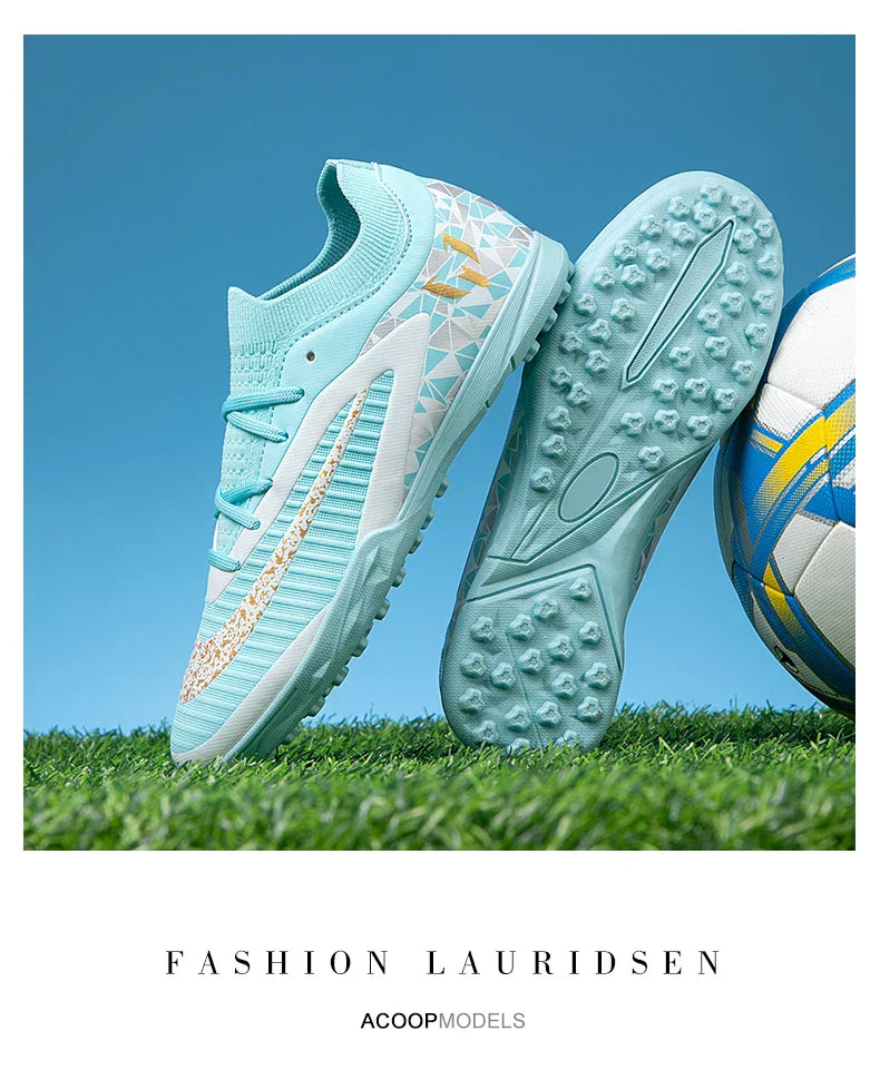 New Kid Match Boys Professional Non-Slip Comfortable Football Boots Sneakers Match Soccer Shoes Outdoor Sports Shoes Unisex