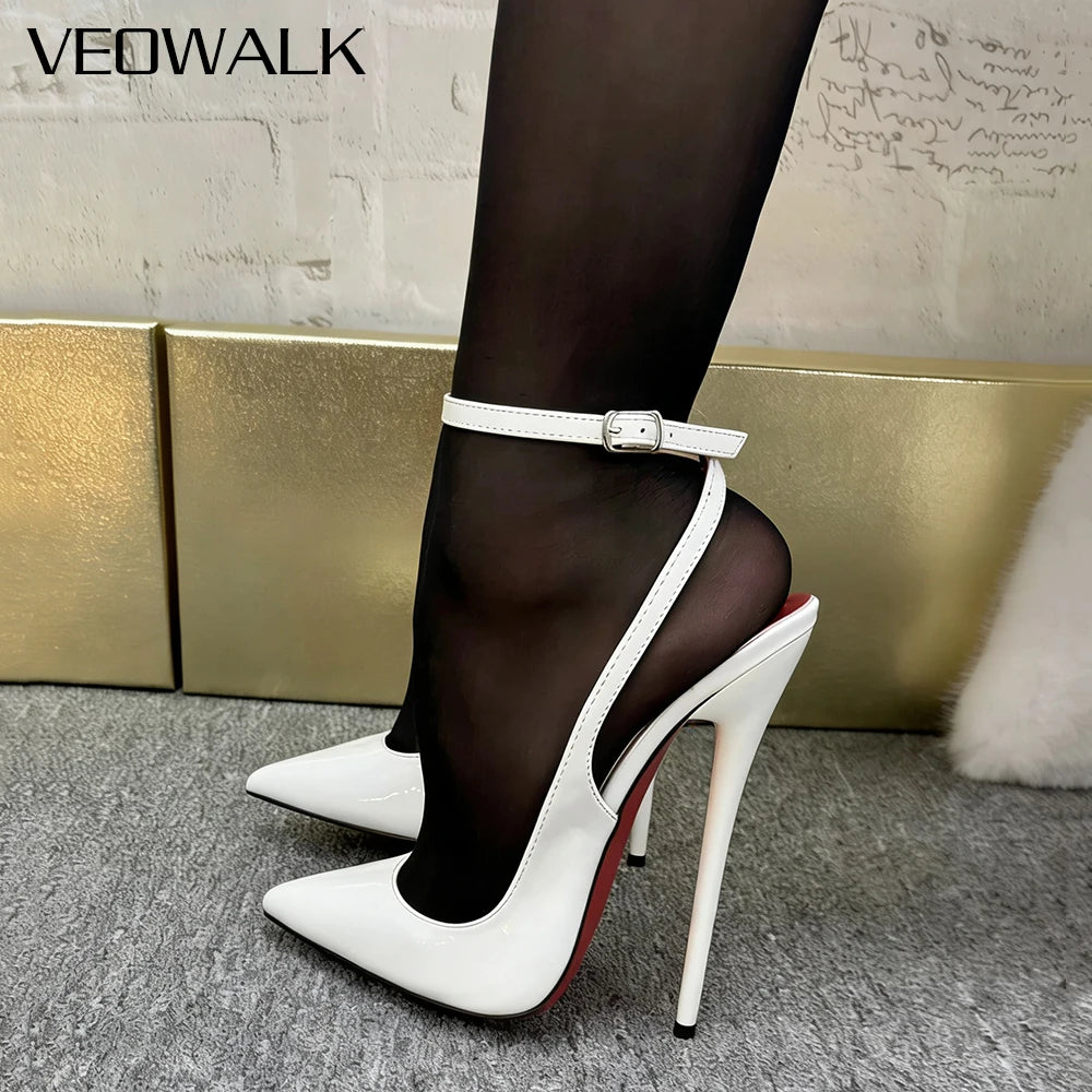 2026 Customize 14cm 16cm Ultra High Heels Black Red inside Woman Sexy Pointed toe Stilettos Pumps for Pole Dancing T-stage Shoes