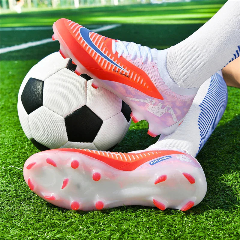 New Men Professional Soccer Shoes Unisex Ultralight Football Boots Training Wholesale Breathable Indoor Futsal Drop Shipping