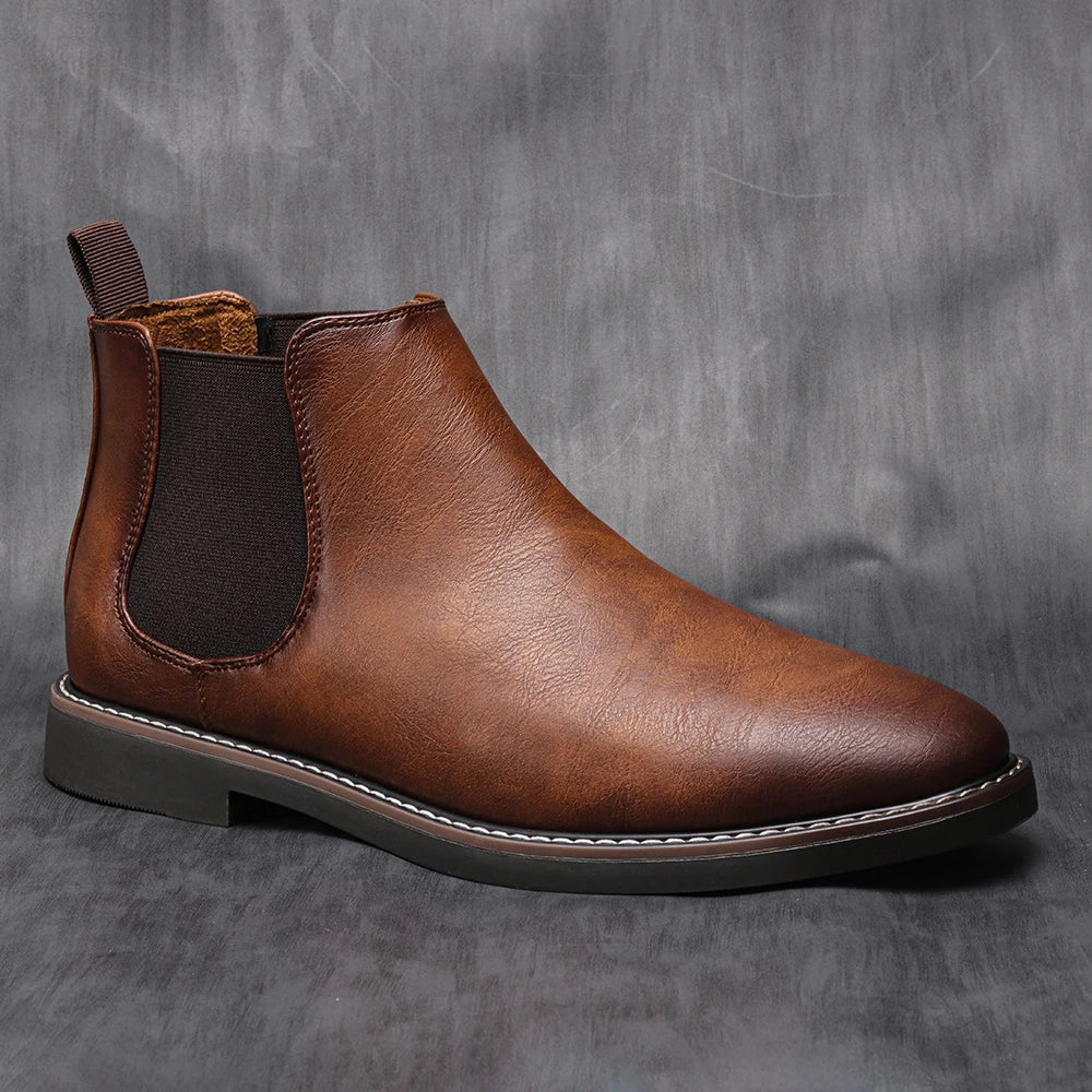 Ankle Boots Brand 2026 Casual Comfortable Retro Fashion Chelsea Boots