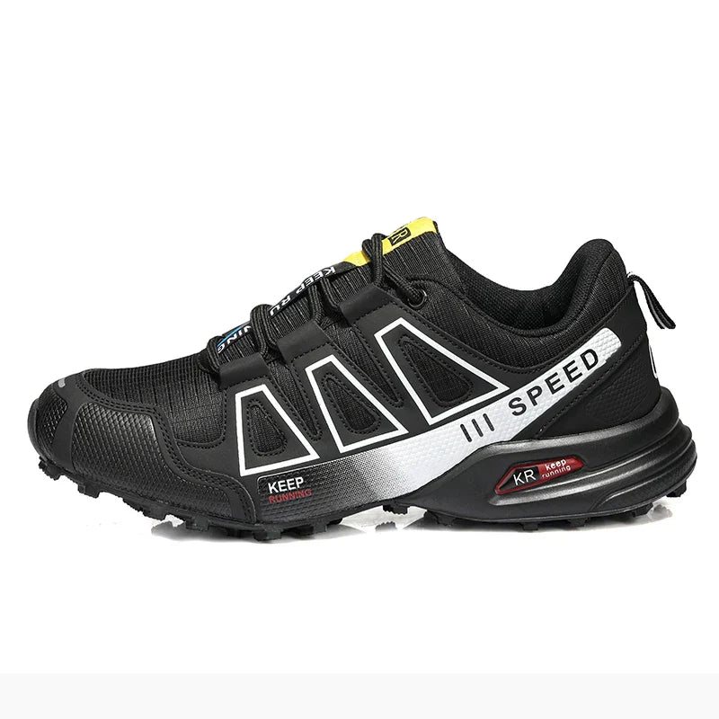 2025 New Men Hiking Shoes Outdoor Waterproof Sports Shoes Comfortable Leather Hiking Training Boots Large Size Tactical Shoe Men