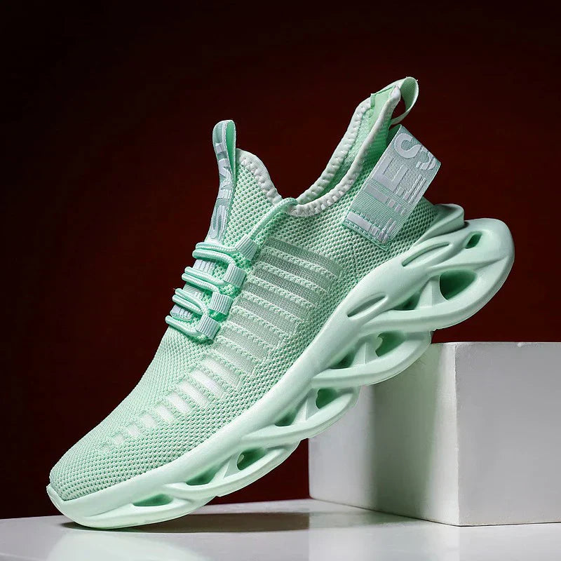 Men Shoes Comfortable Unisex Sneakers Breathable Couple Running Shoes Women Tenis Sports Shoe Size 36-46 White Walking Sneakers