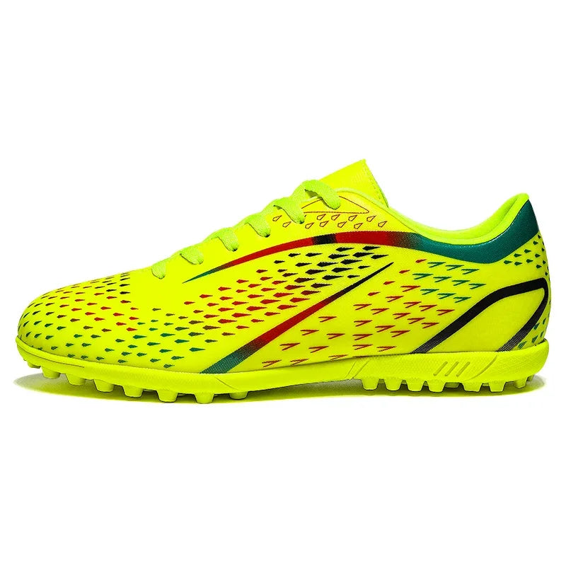 Professional Futsal Men Football Shoes Society Soccer Shoes Indoor Sports Cleats Unisex Non Slip Resistant Women Football Boots