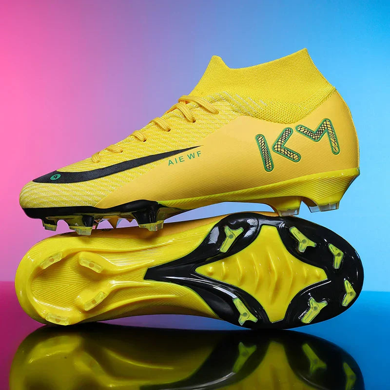New Men Match Football Boots Ankle Non-Slip TF/FG Professional Soccer Shoes Boys Sneakers Comfortable Sports Shoes Unisex