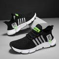 Breathable Mesh Men Shoes Trendy Lightweight Walking Flats Plus Size Male Tennis Sneakers Outdoor Running Fitness Shoes 2024