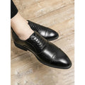 Business Derby Shoes For Men, Lace-up Front Dress Shoes