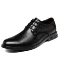 2024 Man Cow Leather Shoes Rubber Sole Casual Men's Shoes Formal Office Business Dress Genuine Leather Oxfords Wedding Shoes