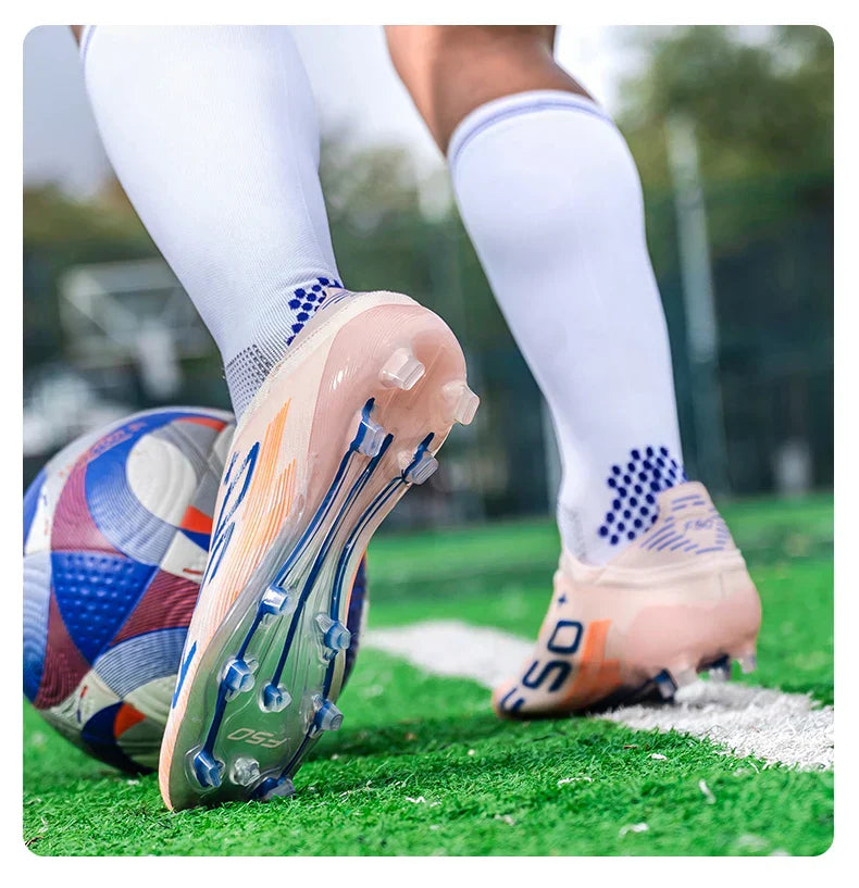 New Men's Soccer Shoes Grass Ultralight Sport Comfortable Indoor Cleats Non Slip Fg Turf Futsal Adult Non-Slip Football Boots