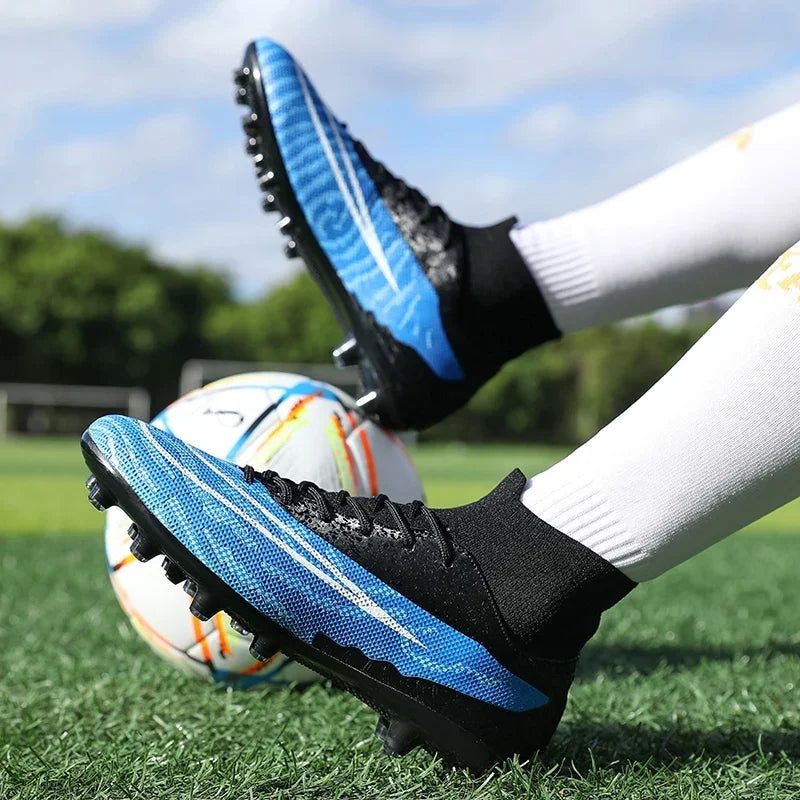 Men Soccer Shoes Studded TF/FG Field Society Students Training Cleats Football Shoes Boy Sports Sneaker Resistant Football Boots