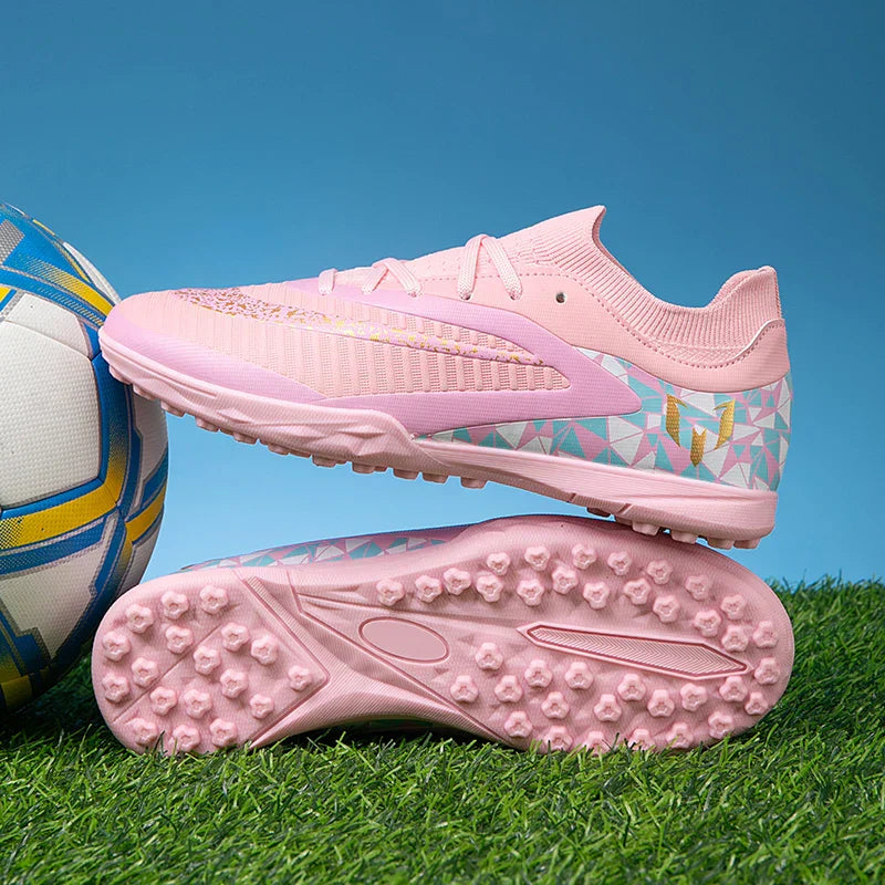 New Kid Match Boys Professional Non-Slip Comfortable Football Boots Sneakers Match Soccer Shoes Outdoor Sports Shoes Unisex