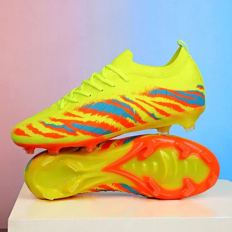 New Men Match Unisex Soccer Shoes Outdoor Adult Cleats Ultralight Football Boots Sport Non-Slip Comfortable Grass High-quality