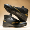 High-top soccer boots broken nails TF and spikes FG, 2 colors to choose from unisex styles professional breathable  sneakers men