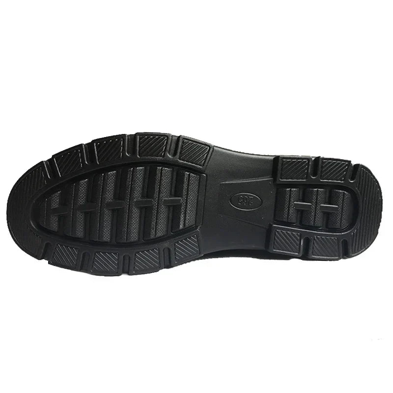 Genuine Leather Shoes Flat Mens Casual Shoes Cowhide Business Brand Male Footwear Soft Comfortable Black