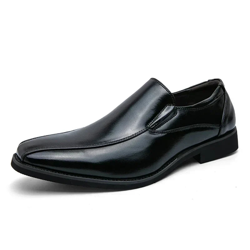 Casual Business Leather Shoes Men Loafers Formal Wedding Shoes Leisure Party Office Flats Men's Social Dress Moccasins