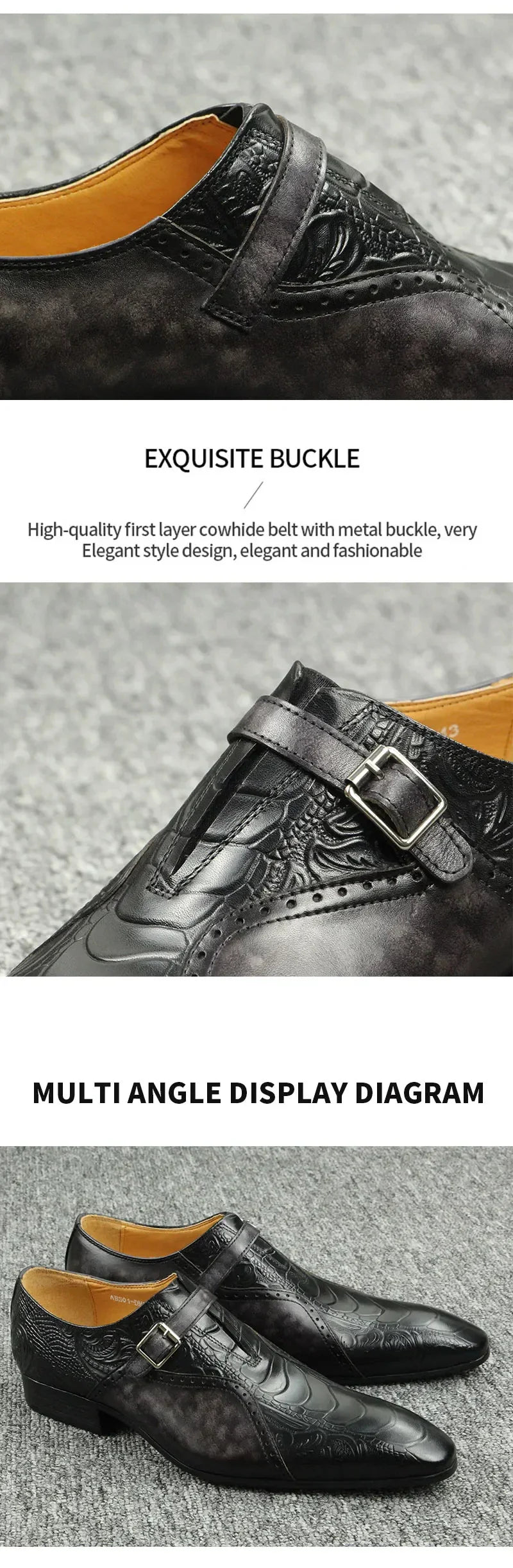 Men's Genuine Leather Loafers Soft & Comfortable Formal Shoes for Office, Wedding, Party Spring & Summer Dress Shoes | Hot Sale