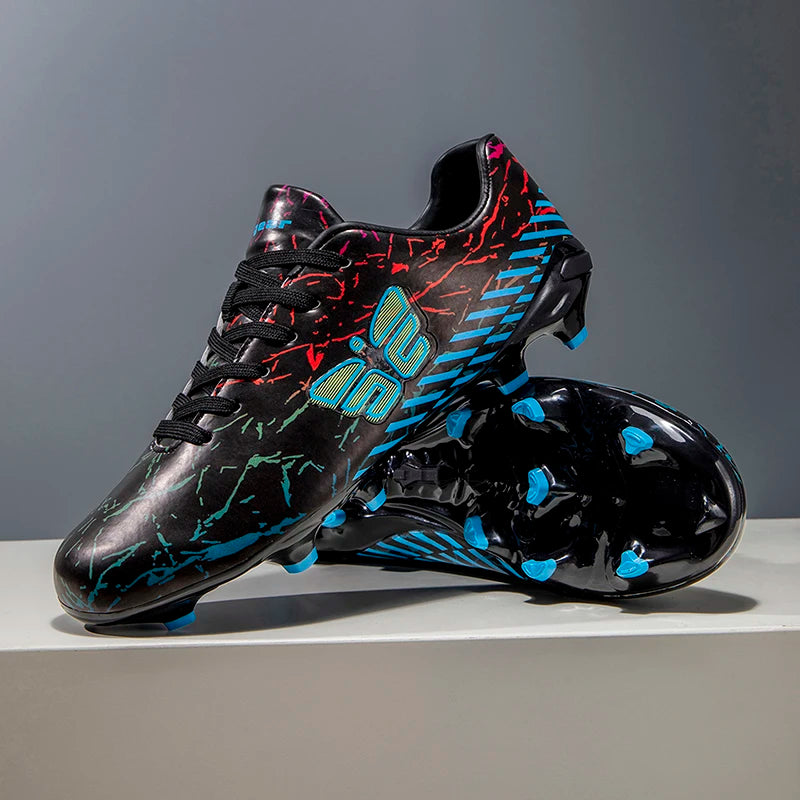 Trendy Turf Football Boots In Modern Design, Wear-resistant And Supportive. Professional Performance For Beginner