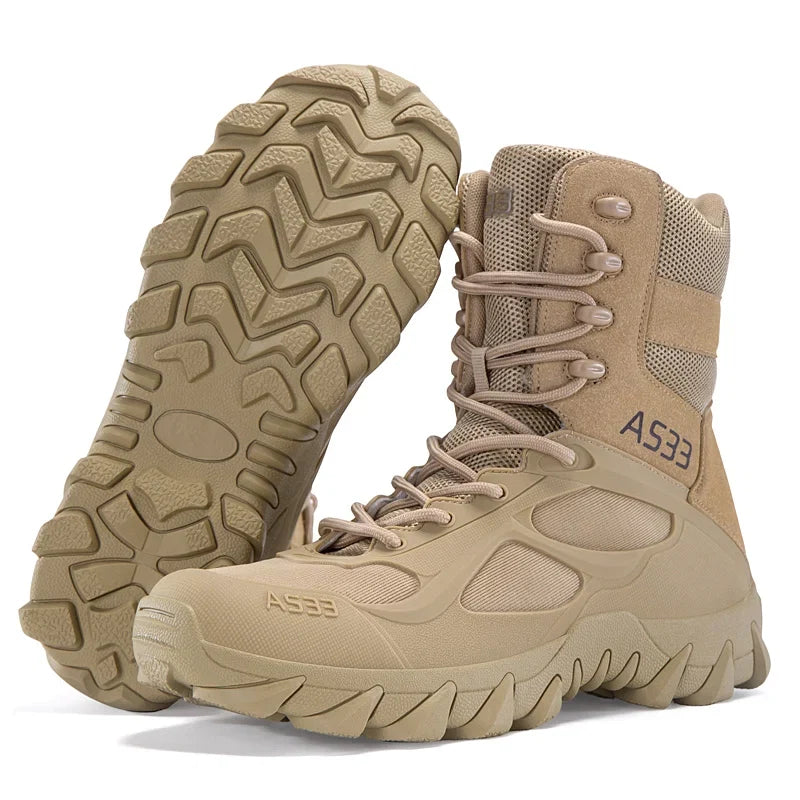 Men Tactical Boot Outdoor Ultrallight Safety Ankle Breathable Male Army Boots Lace Up High Quality Rapid Response Desert Boot