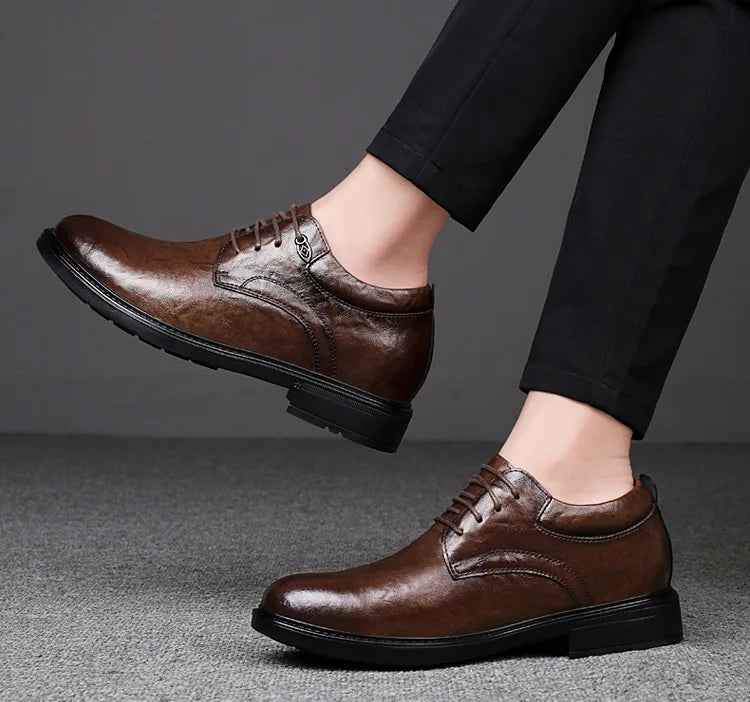 Men Height Increase Sneakers Elevator Shoes for Men Sports Casual Shoes Invisible Inner Heightening 8cm White Big Size Shoes
