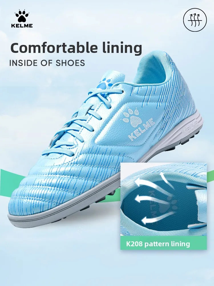Kelme Children's Soccer Shoes Men's Adult Nail Anti Slip Soccer Boots Elementary School Anti Slip Tf Football Shoes