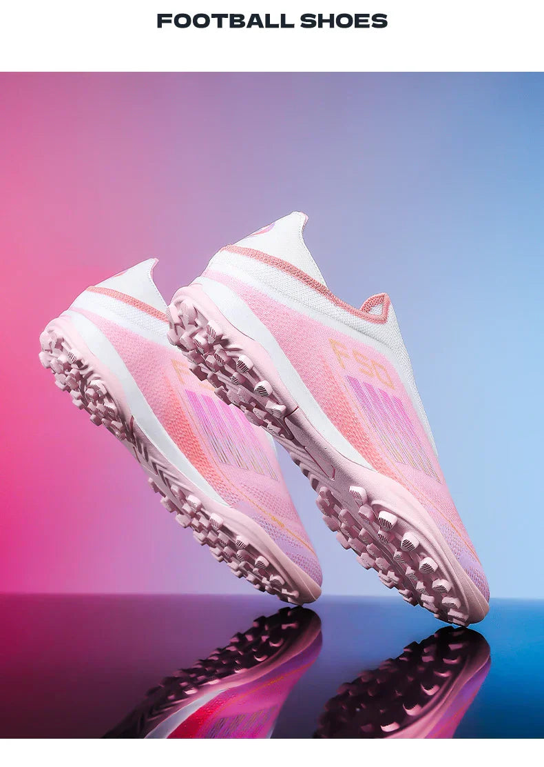 Men Soccer Shoes Training TF Match Futsal Ultralight Breathable Long Spikes Football Boots Indoor Sneakers Cleats Drop Shipping
