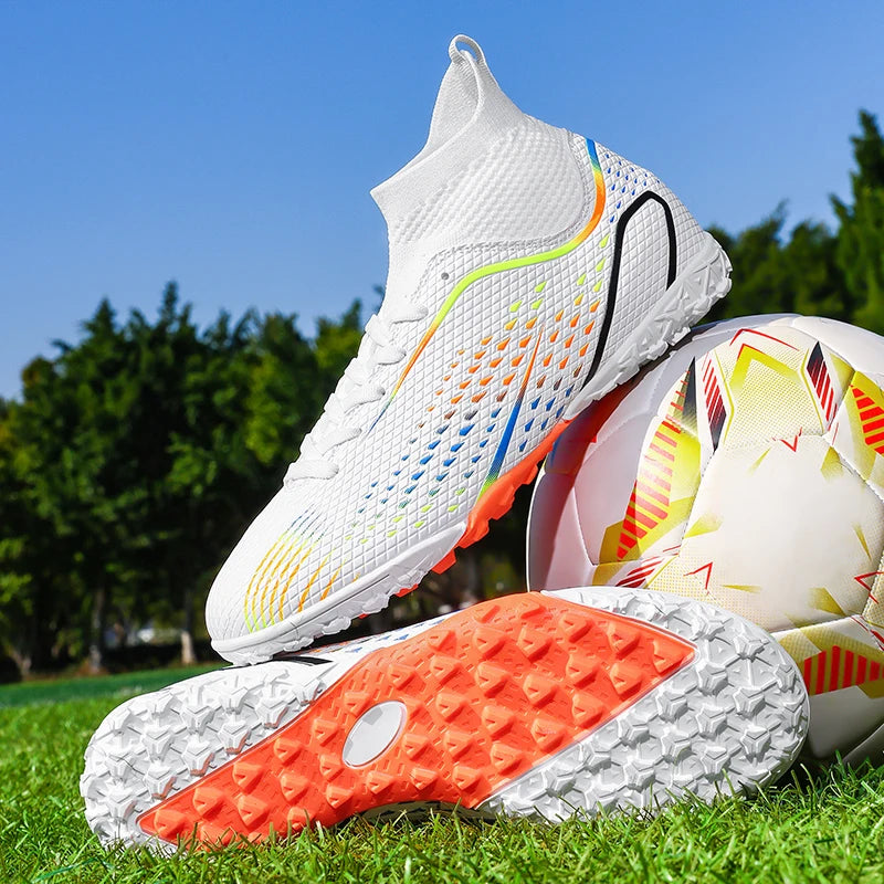 New Men Soccer Shoes Unisex Futsal Cleats Football Boots Professional Ultralight Women Hot Sale High-quality TF/FG Sneakers