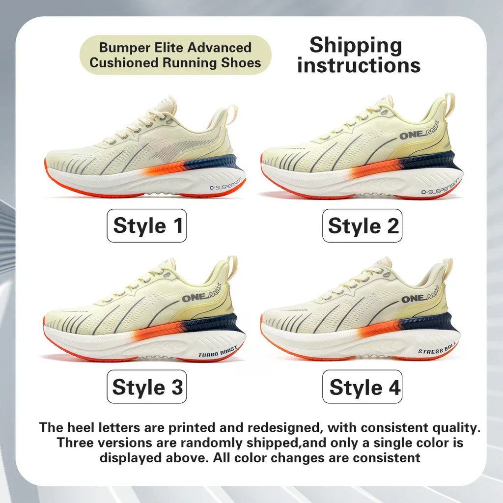 New Cushioning Running Shoes For Men Suitable Heavy Runners Lace Up Sports Women Non-slip Outdoor Athletic Male Sneakers
