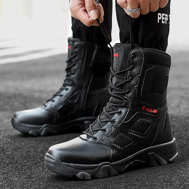 Men Tactical Boots Outdoor Women Army Shoes Desert Boot Training Unisex Ultrallight Military Safety Rapid Response Male Camping