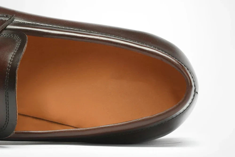 Men Loafer Casual Shoes Calf Leather Waterproofing Materials High Quality Wholesalers Online Formal Dress Slip-on Shoes