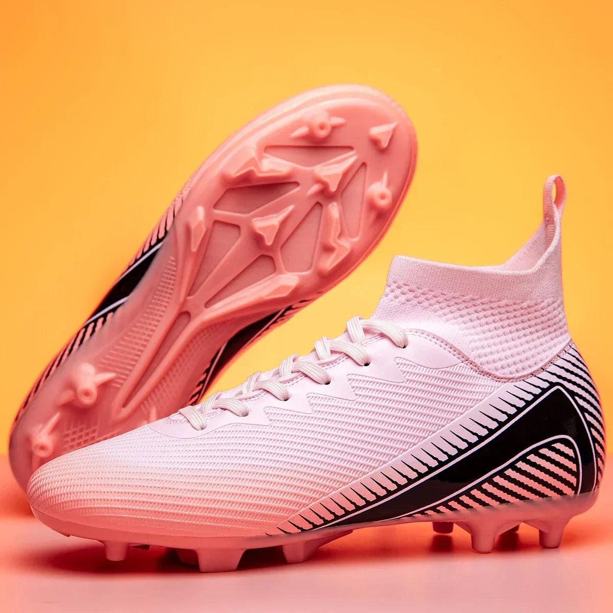 High Performance Adult Soccer Shoes Unisex for Outdoor Indoor Artificial Grass with Studs football shoes for boys  Sole spikes