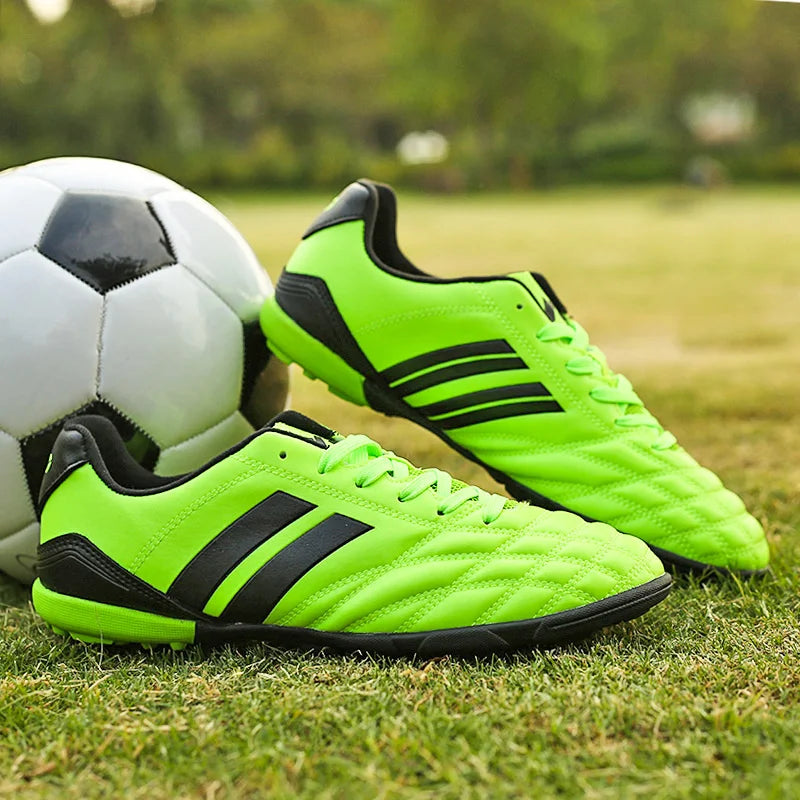 Professional Turf Soccer Shoes For Men Futsal Sneakers Outdoor Non-slip Children's Football Shoes Low-cut Men's Training Shoes