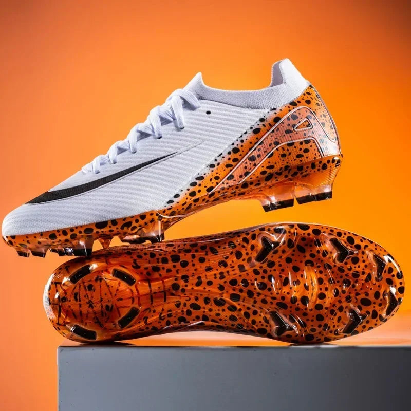 New Men Professional Football Boots Grass Soccer Shoes Outdoor Sport Non-Slip Training Shoes Match Sneakers Ultralight Unisex