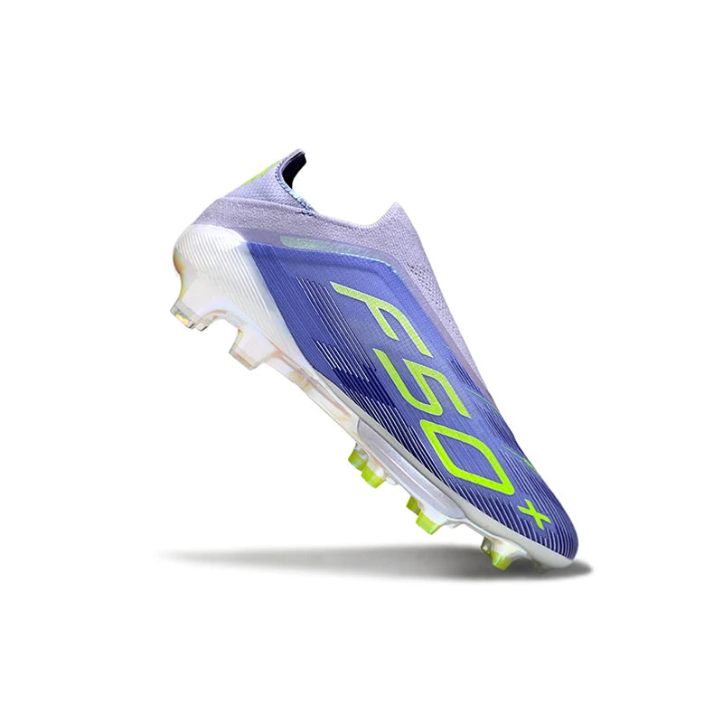 NO-LACE Premium Quality Mens Soccer Shoes SLIP-ON Non-Slip Turf Soccer Cleats Youth FG Training Football Boots Chuteira Campo