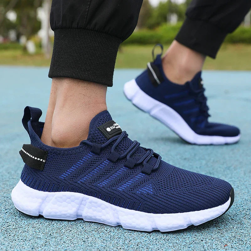 Men Mesh Breathable Casual Shoes Comfortable Fashionable Versatile Outdoor Exercise Shoes