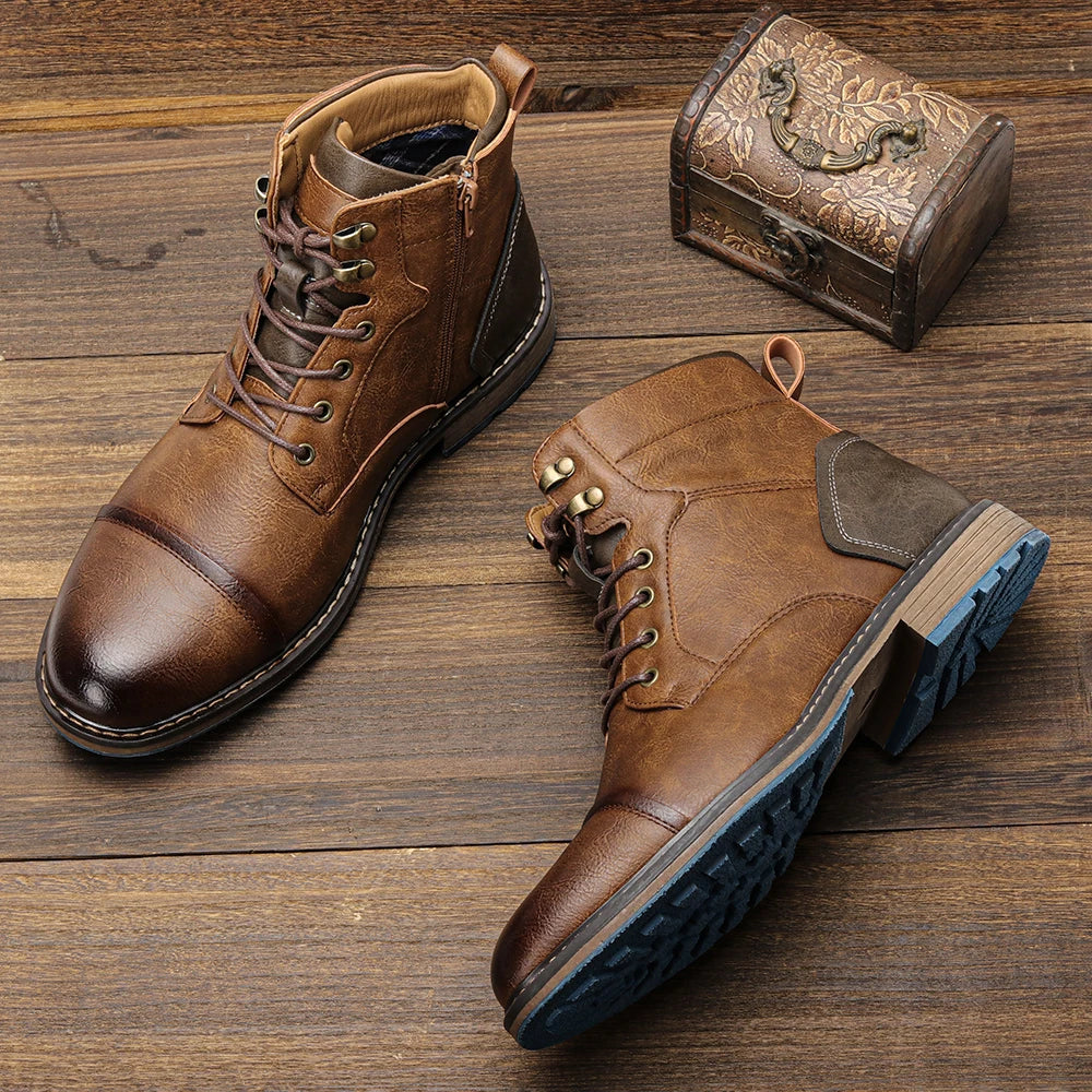 Size 8~13 Ankle Boots For Men Classical Men Boots Fashion Comfortable